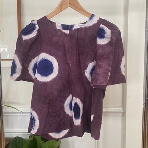 SEA New York Shibori tie-dye gorgeous top!